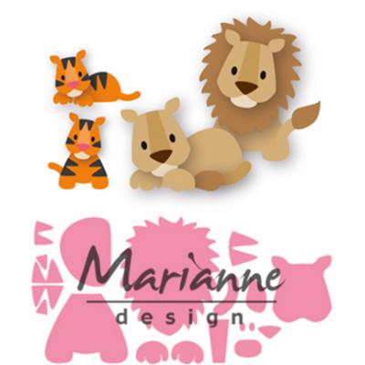 Marianne Design Collectables - Eline's Tiger und Löwe